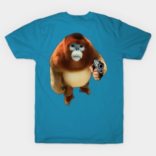 Monkey holding you up for bananas T-Shirt